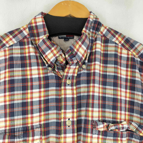 トミーヒルフィガー TOMMY HILFIGER チェック L/S BDシャツ メンズ import:XL